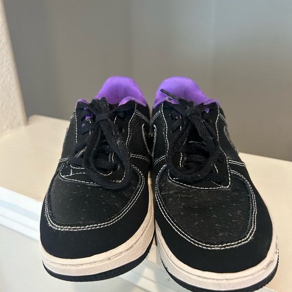 Nike Force 1 LV8 PS Shoes Black Purple DQ0301-001 Youth Boy's 1.5Y - Picture 9 of 9